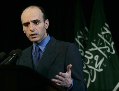 Adel Al-Jubeir, foreign affairs advisor to the Saudi Crown Prince Abdullah bin Abdulaziz, speaks to reporters during a news conference at the Saudi embassy, March 7, 2005, in Washington. Al-Jubeir announced a national public awareness and education campaign in Saudi Arabia as part of its strategy to combat extremism. (AP Photo/Manuel Balce Ceneta) 