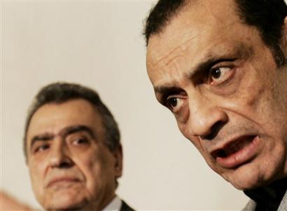 Lebanese Justice Minister Adnan Addoum, right, and Lebanese Foreign Minister Mahmoud Hammoud, left, hold a joint press conference in Beirut, Lebanon, Friday March 25, 2005. The government on Friday criticized a U.N. report accusing it of negligence in the assassination of former Prime Minister Rafik Hariri, saying the fact-finding mission has exceeded its authority. Addoum said the U.N. report was not a legal opinion. 'We consider it as a technical, security document and it cannot be considered a legal and judicial document'.(AP Photo/ Marwan Assaf) 