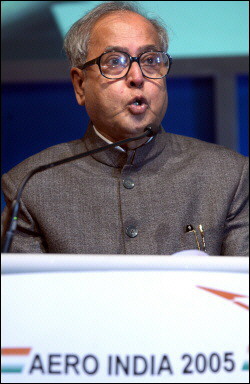 Defence Minister Pranab Mukherjee has launched the construction of the 37,500-tonne carrier at the state-run Cochin Shipyard in Kerala(AFP/File/Indranil Mukherjee) 