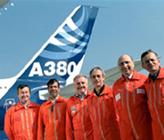 Superjumbo ready for take-off