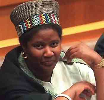The newly appointed South African Deputy President Phumzile Mlambo-Ngcuka is seen in this undated file photo. 