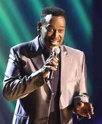 Vandross is shown performing during the first annual Black Entertainment Television awards show at the Paris Las Vegas hotel-casino in Las Vegas, in this June 19, 2001 file photo. R&B singer-songwriter Luther Vandross died on July 1, 2005, according to CNN. Vandross, a five-time Grammy winner who suffered a debilitating stroke two years ago, was 54.