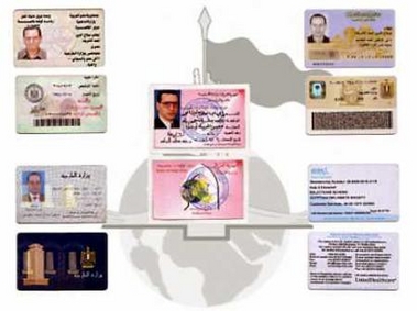 A screen capture from an Islamist Web site on the Internet, posted on Wednesday, shows identification cards of Egypt's top envoy to Iraq, Ihab el-Sherif. Iraq's al Qaeda group posted Web pictures of Ihab's identification cards showing his driving license, foreign ministry and health insurance cards as proof it had kidnapped the Arab diplomat. (Reuters 
