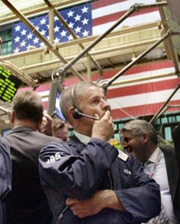Dow closes up 32 despite London blasts