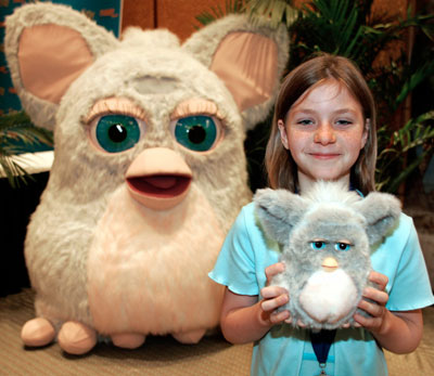 A new, evolved Furby toy launched at the United Nations Plaza Hotel