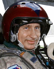 President Putin dresses up to play war games