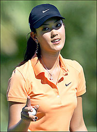 Michelle Wie's opening-round 70 has her tied for 12th in the Samsung World Championship's 20-player field.