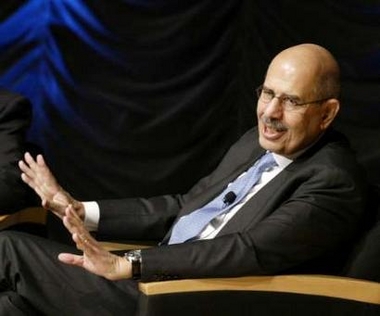 International Atomic Energy Agency (IAEA) Director General Mohammed ElBaradei answers a question during an International Non-Proliferation conference in Washington November 7, 2005.