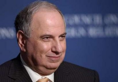 Iraqi Deputy Prime Minister Ahmad Chalabi speaks to the Council on Foreign Relations, in New York November 11, 2005.
