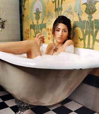 Wafah Dufour, niece of Osama bin Laden, poses in an undated publicity photo released on December 22, 2005, taken during a photo session for the January 2006 issue of GQ Magazine. 
