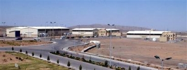 The Natanz uranium enrichment facility buildings which are part of the Natanz nuclear plant are pictured some 200 miles (322 kms) south of the capital Tehran, Iran, in this Wednesday, March 30, 2005 file photo. 