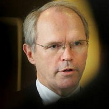 Chief U.S. negotiator Christopher Hill seen holding a news conference after attending six-party nuclear talks in Beijing in this November 11, 2005 file photo.