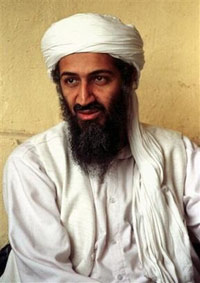 Exiled Saudi dissident Osama bin Laden is seen in this April 1998 file photo in Afghanistan. Al-Jazeera aired an audiotape purportedly from Osama bin Laden on Thursday, Jan. 19, 2006