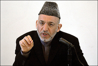 Afghan President Hamid Karzai speaks during a conference with provincial governors at the Presidential palace in Kabul. 