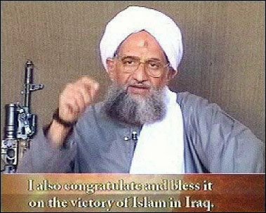A video image from footage broadcast by the Qatari news channel al-Jazeera television shows al-Qaeda number two Ayman al-Zawahiri giving a speech at undisclosed location, on January 6. 