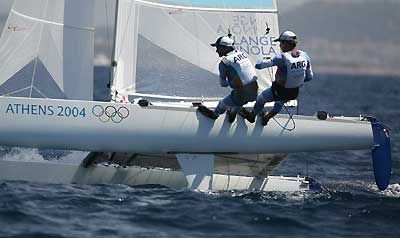 Sailing: open Tornado class