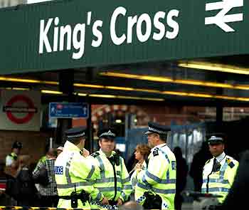 London bombing sites combed as toll passes 50
