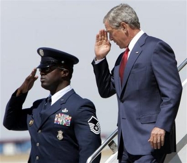 Bush compares war on terror to world wars