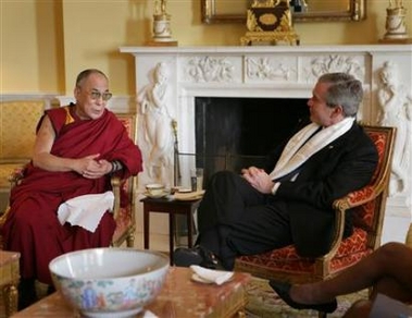 China criticizes Bush for meeting Dalai Lama
