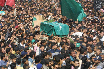 Palestinian mourners
