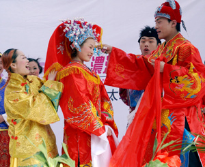 The wedding ceremony show in Zhengzhou