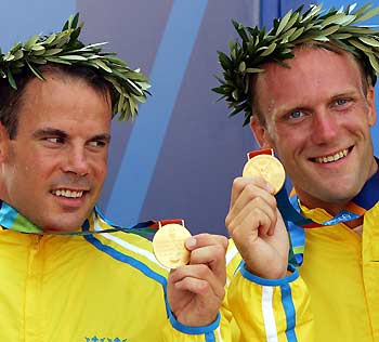 Sweden win men's K2 1,000 metres gold