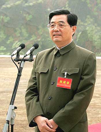 CMC chairman Hu on army modernization