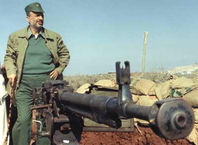 Arafat during his stay in Lebanon
