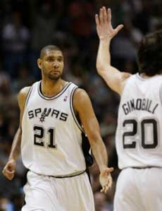 Spurs advance after eliminating Nuggets