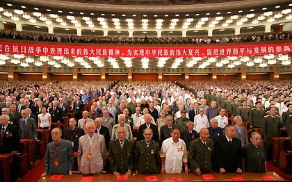 China marks 60th anniversary of war victory