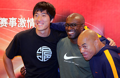 Liu Xiang to compete with Johnson Saturday