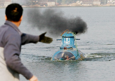 Submarine developed by farmers in Wuhan