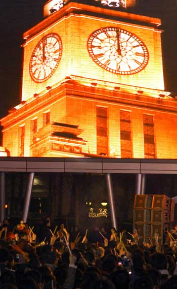 New Year's celebrations in Shanghai