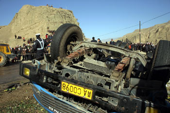 Head-on collision kills 12 in Qinghai