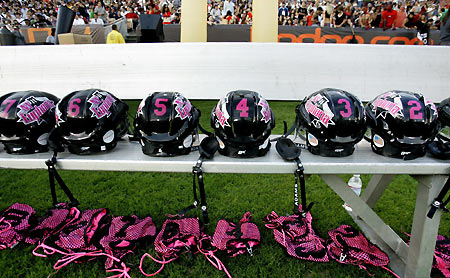 Third annual Lingerie Bowl football game 