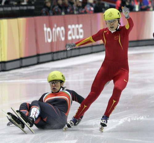Here comes China's 1st gold at Turin