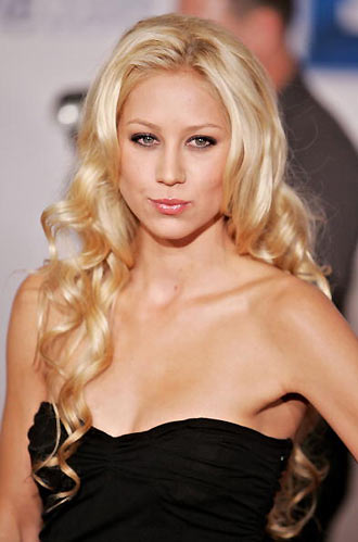 Tennis player Anna Kournikova at fashion show