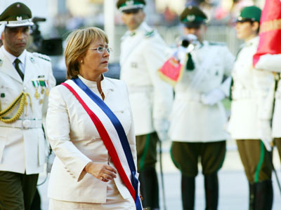 Chile's new president sworn in