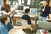 In times of terror, teens talk the talk
