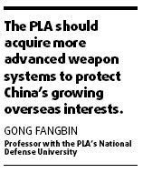 PLA to upgrade defense, personnel structure