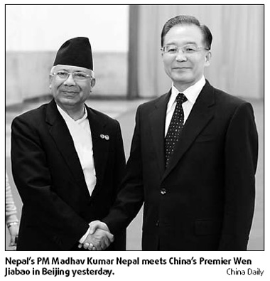 Nepal signs deal with China