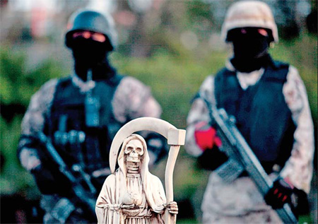 18 gunmen killed during attacks on Mexican army