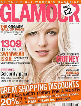 britney spears glamour magazine