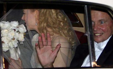 nicole kidman wedding flowers