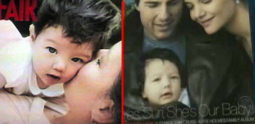 suri cruise baby pictures vanity fair