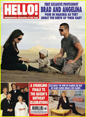 Hello Magazine:Brad and Angelina