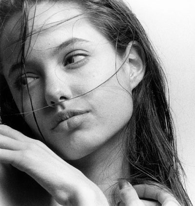 Here are some pictures of young Angelina Jolie and Brad Pitt 