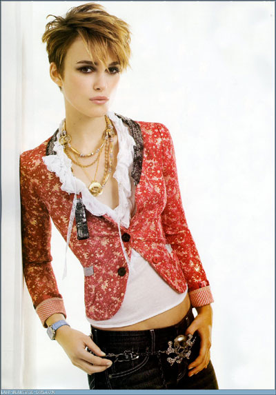 Keira Knightley short hair photos are a tricky business.