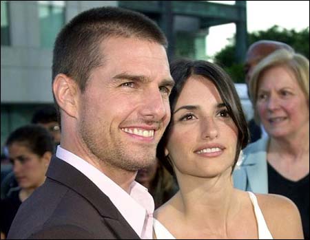 Tom with his new love in 2001