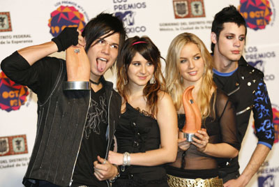 Stars at the MTV Latin America awards